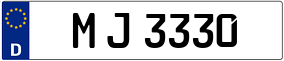 Truck License Plate